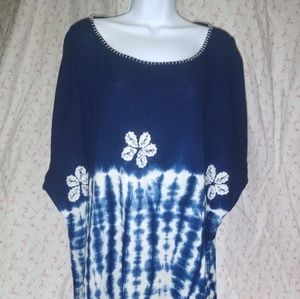 LAS AZULINAS Handmade top; Salvadorian NWT